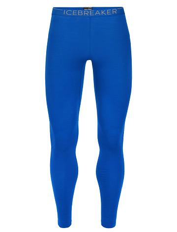 Base Layers Icebreaker BodyfitZone™ Merino 200 Zone Thermal Leggings Męskie Niebieskie | PL 1575QMAZ